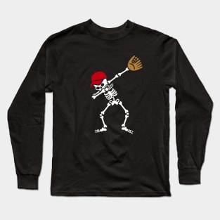 Dab dabbing skeleton baseball / softball Long Sleeve T-Shirt